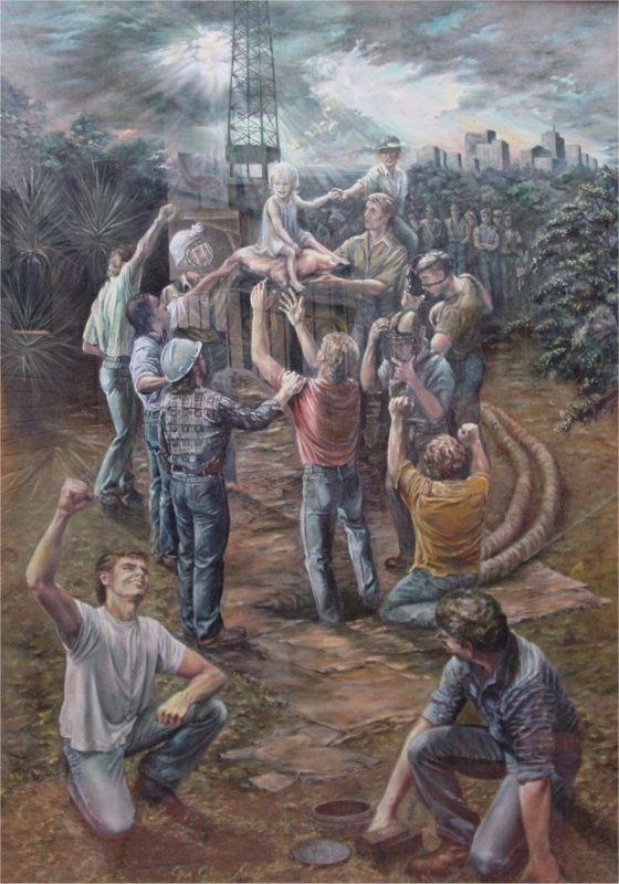 Picture of the painting located at the Midland Center